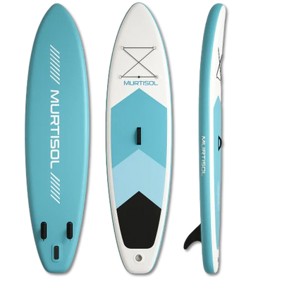 11FT Inflatable Stand up Paddle Board Ultra-Thick Durable PVC w/Premium SUP Accessories & Carry Bag |upgraded paddle boards w/ 3 Fish Fin for Paddling |Up to 300LB