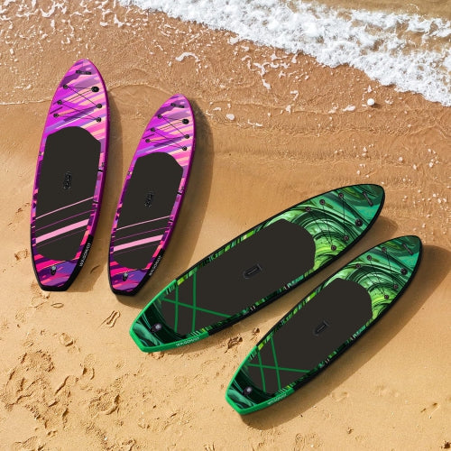 FUSION NEON 11FT x 33" Super Wide Inflatable Stand Up Paddle Board, Ultra Stable Wide SUP Up to 2 people/375LB Fully equipped w/ Premium SUP Accessories