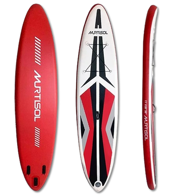 11FT Inflatable Stand up Paddle Board Ultra-Thick Durable PVC w/Premium SUP Accessories & Carry Bag |upgraded paddle boards w/ 3 Fish Fin for Paddling |Up to 350LB