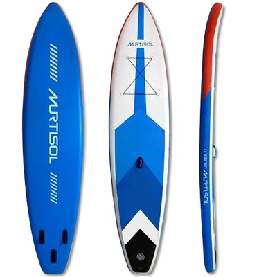 11FT Inflatable Stand up Paddle Board Ultra-Thick Durable PVC w/Premium SUP Accessories & Carry Bag |upgraded paddle boards w/ 3 Fish Fin for Paddling |Up to 350LB