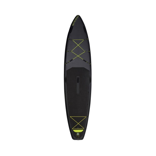 ELITE BLACK XXL 12FT Inflatable Stand up Paddle Board 12'x30"x6"Premium Accessories &Carry Bag| paddle boards w/ 3Fish Fin for Paddling |1-2Person Up to 400lb, 365cm SUP Board