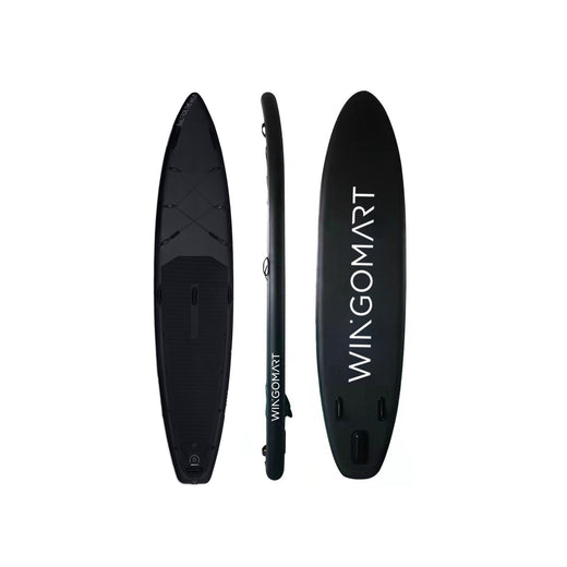 WINGOMART Elite 12′ XXL Inflatable Paddle Board — Black