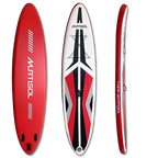 11FT Inflatable Stand up Paddle Board Ultra-Thick Durable PVC w/Premium SUP Accessories & Carry Bag |upgraded paddle boards w/ 3 Fish Fin for Paddling |Up to 350LB