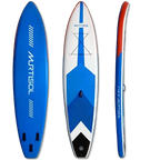 11FT Inflatable Stand up Paddle Board Ultra-Thick Durable PVC w/Premium SUP Accessories & Carry Bag |upgraded paddle boards w/ 3 Fish Fin for Paddling |Up to 350LB