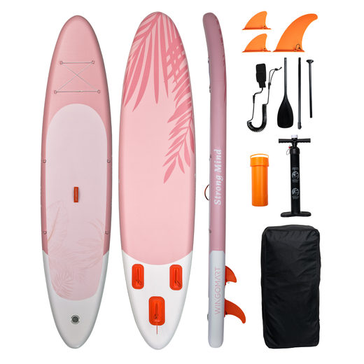 WINGOMART 11′ Tandem Inflatable Paddle Board — Desert Rose
