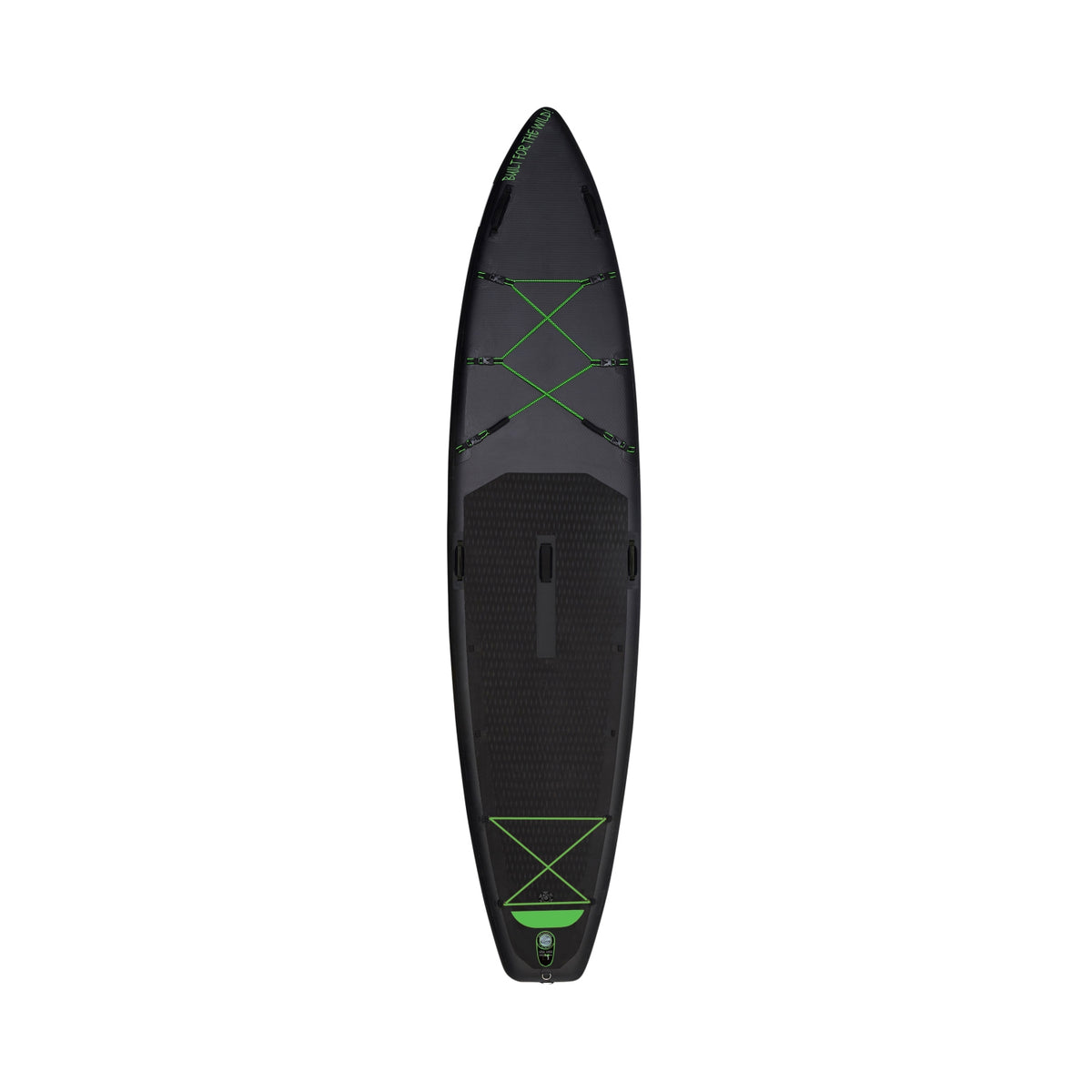 WINGOMART Elite 12′ XXL Inflatable Paddle Board — Green Neon (view 2)