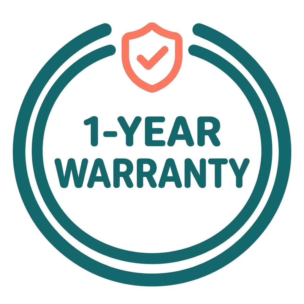 1-Year Warranty Extension badge