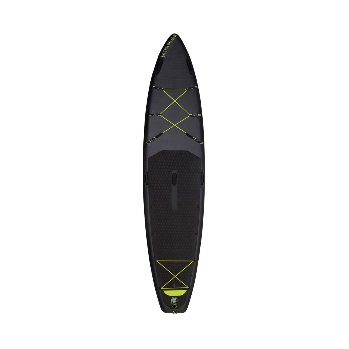 WINGOMART Elite 12′ XXL Inflatable Paddle Board — Yellow Neon (view 2)